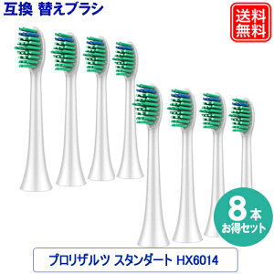 �t�B���b�v�X �d�����u���V �\�j�b�P�A�[�p �݊��ւ��u���V HX6014/01 �v�����U���c �u���V�w�b�h 8�{�Z�b�g �X�^���_�[�h HX3100�V���[�Y�p �݊� �ւ��u���V