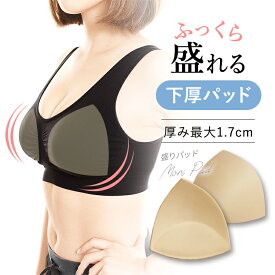 ＼新規様＆リピーター様専用クーポン配布中！／ ノンワイヤーブラ用 盛りパッド 育乳パッド 美胸メイク 谷間メイク ブラカップ ブラパッド カップ パッド 盛りパット 育乳ブラ いくにゅうぶらナイトブラ ラクブラ24に最適 パッと交換だけで育乳
