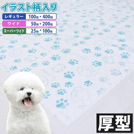 オータムSALE！[50%オフクーポン] ペットシーツ 厚型 ペットシーツ レギュラー 100枚 400枚 ワイド 50枚 200枚 スーパーワイド 25枚 100枚 ペット シート ペットシート ペット用 犬 猫 1回 使い捨て 多頭飼い 大容量