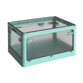 オータムSALE！[MAX72%オフクーポン]即納 収納ボックス 折りたたみ ふた付き 収納ケース 収納 キャスター付き 5面開き 前開き 組み立て式 屋外 おしゃれ プラスチック コンテナ ボックス 衣類 布団