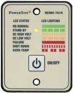 REMO-781K：未来舎・VFインバーター専用リモコン 12V、24V、48V共通・付属ケーブル長 約7m・PowerTite