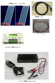 ソーラー発電セット-240W・太陽電池・充電器付・バッテリー充電キット・ベランダ・太陽光発電キット（バッテリーなし・充電器付）・太陽電池架台付き
