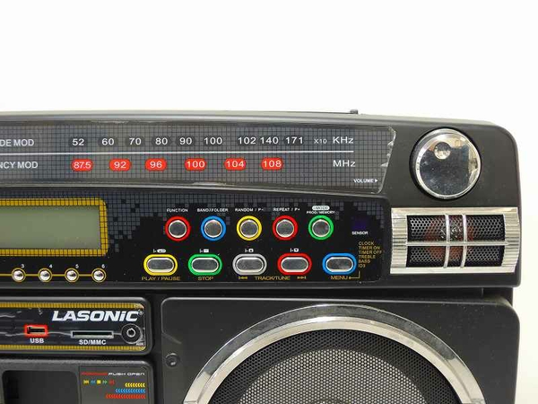 【中古】LASONIC i-931 ラソニック 多機能ラジカセ iPod対応 T2079025 | ReRe（安く買えるドットコム）