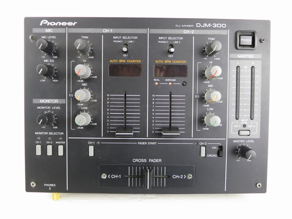【中古】中古 PIONEER DJミキサー DJM-300 ブラック DJ機器 パイオニア 楽器 音響機器 O2127659 |  ReRe（安く買えるドットコム）