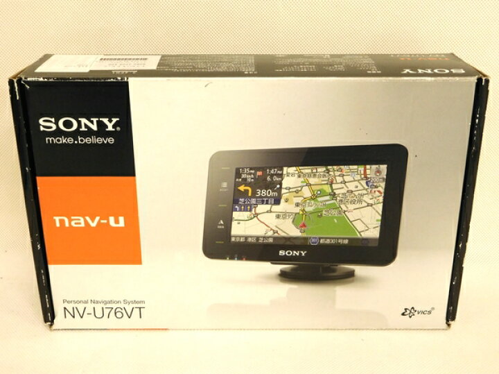 楽天市場】【中古】SONY NAV-U 4.8型 パーソナルナビ NV-U76VT カー 