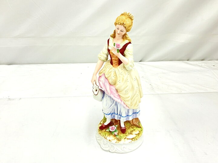 楽天市場】【中古】 セトノベルティ 瀬戸焼 陶器人形 女性 ヨーロッパ 