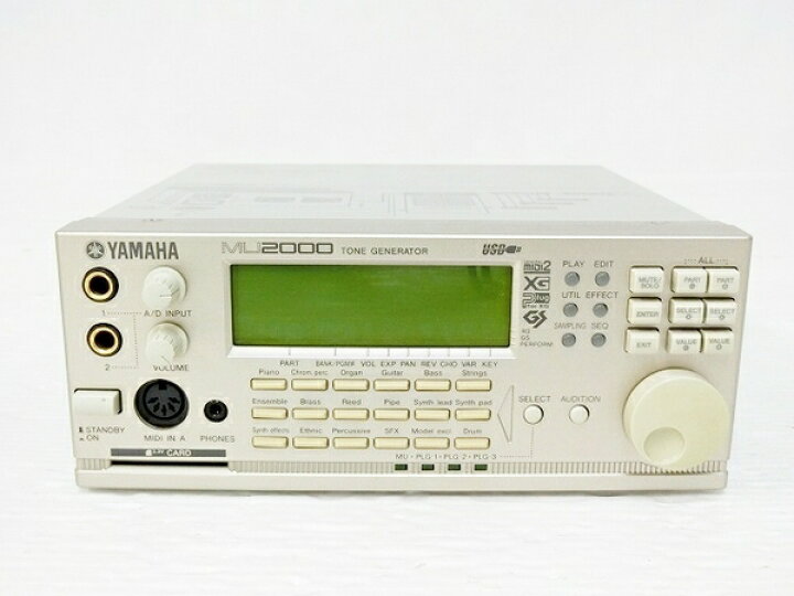 楽天市場】【中古】中古 YAMAHA MU2000 MIDI 音源モジュール DTM音源 