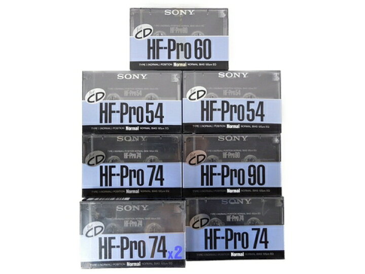 楽天市場】未使用 【中古】 SONY HF-Pro 54 60 74 90 ノーマル 