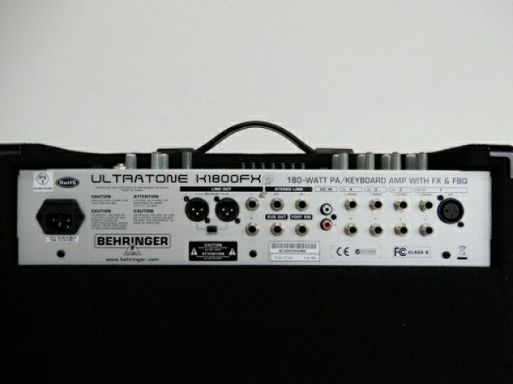 楽天市場】【中古】 BEHRINGER ベリンガー ULTRATONE K1800FX 