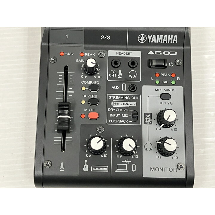 楽天市場】【中古】 【動作確認】YAMAHA AG03MK2 オーディオ 