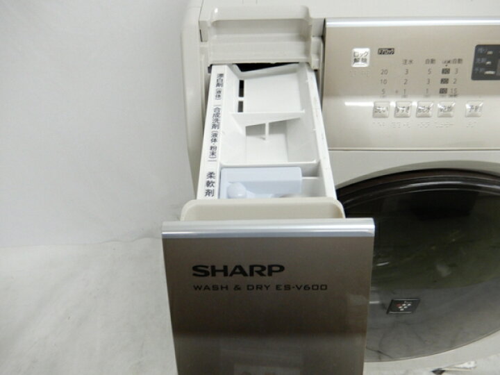 楽天市場】【中古】 良好 SHARP シャープ ES-V600-NR 洗濯乾燥機 