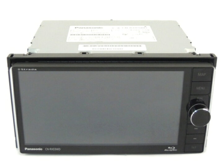 楽天市場】【中古】 Panasonic Strada CN-RX03WD カーナビ SD ナビ 