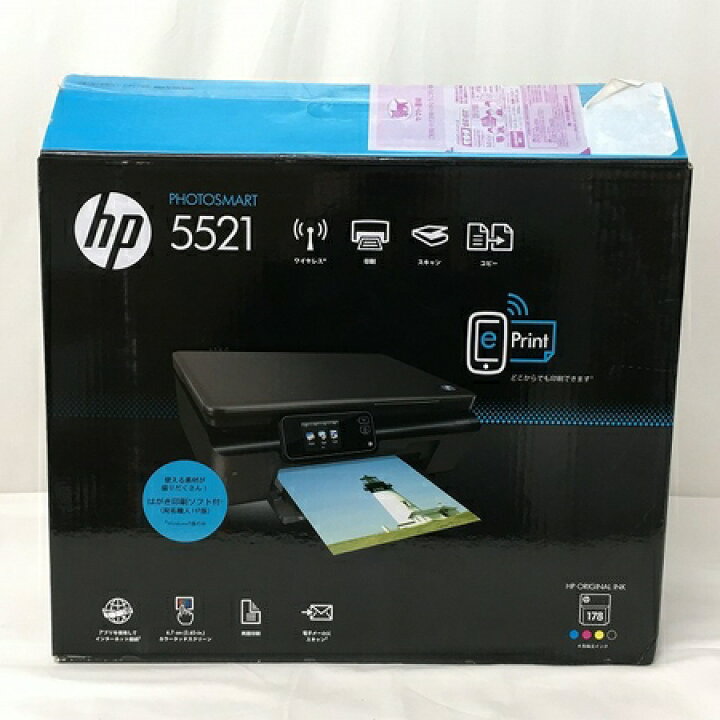 楽天市場】未使用 【中古】 HP Photosmart 5521 プリンター 複合機 