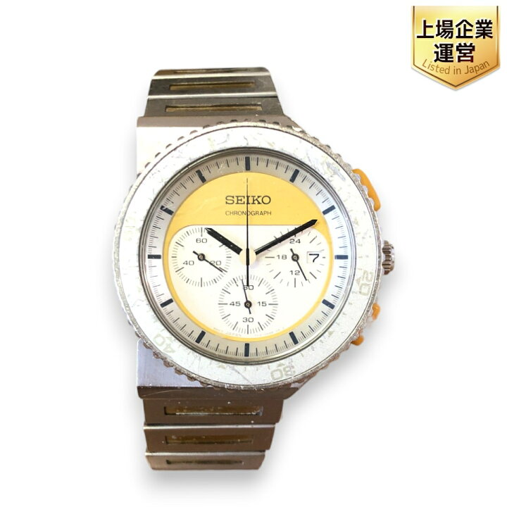 楽天市場】【中古】 訳有 SEIKO セイコー ジウジアーロ 7T12-0AZ0  