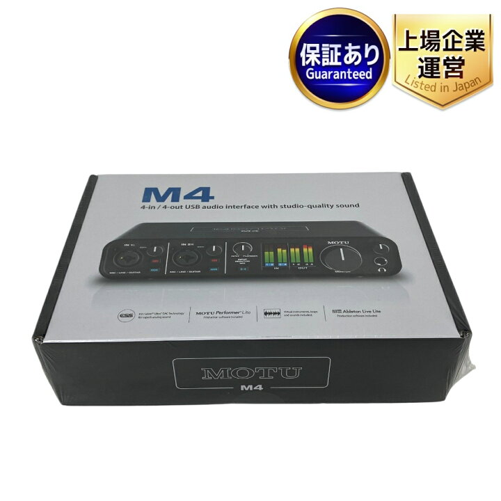 楽天市場】未使用 【中古】 MOTU M4 4in 4out オーディオ ｜オーディオ 