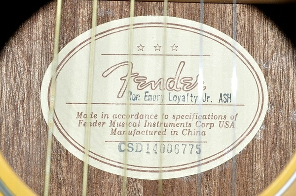 楽天市場】【中古】 Fender Ron Emory Loyalty Jr ASH ミニ