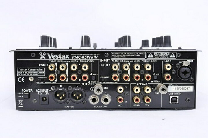 楽天市場】【中古】Vestax PMC-05ProIV ミキサー ブラック DJ機器 DJ 