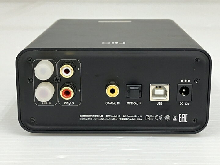 楽天市場】【中古】 fiio K7 ヘッドホンアンプ 音響機材 O8315599 