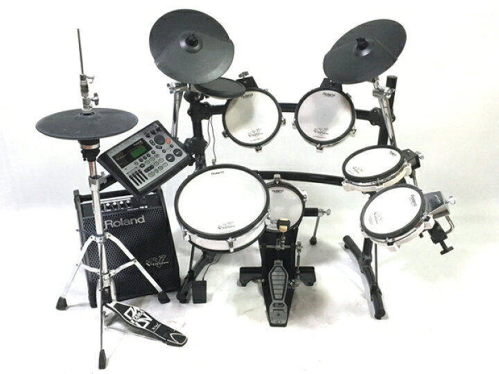 楽天市場】【中古】Roland V-Drum 電子ドラム TD-8 PM-10 モニター  