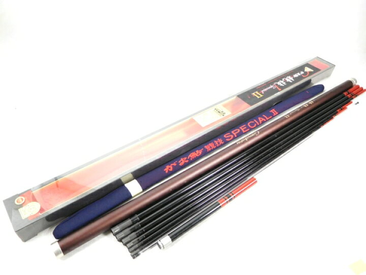 楽天市場】【中古】 がまかつ がま鮎 競技スペシャル II 硬中硬 アユ竿 