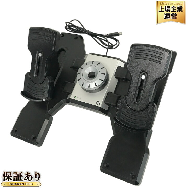 楽天市場】【中古】 Logicool FLIGHT RUDDER PEDALS J-U0005 フライト 
