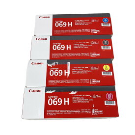 未使用 【中古】 CANON 069H シアン マゼンタ イエロー ブラック 純正トナーカートリッジ 4色セット 未使用 K11022138