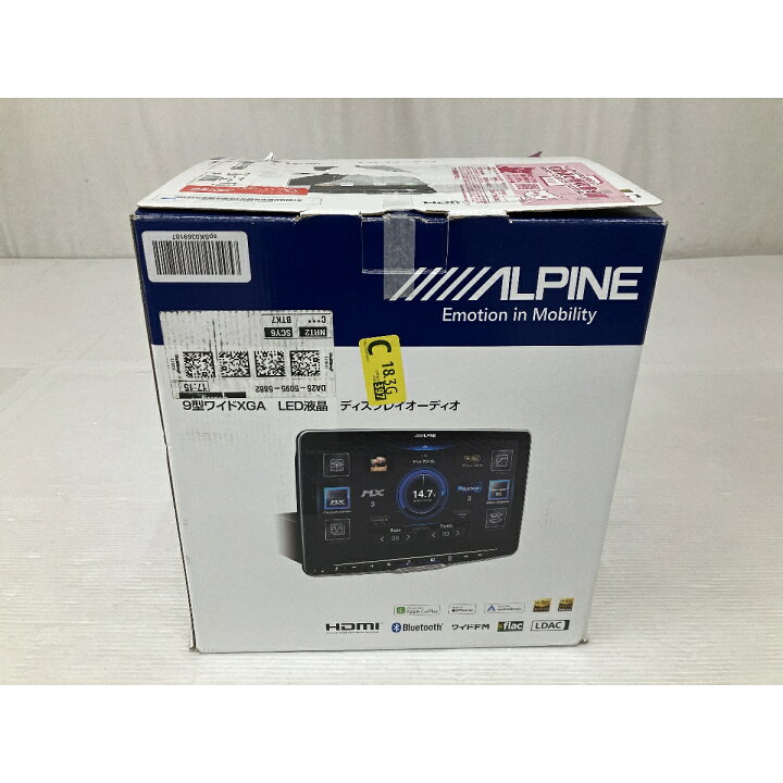 楽天市場】美品 【中古】 【動作保証】 ALPINE DAF9Z 9型 LED液晶 