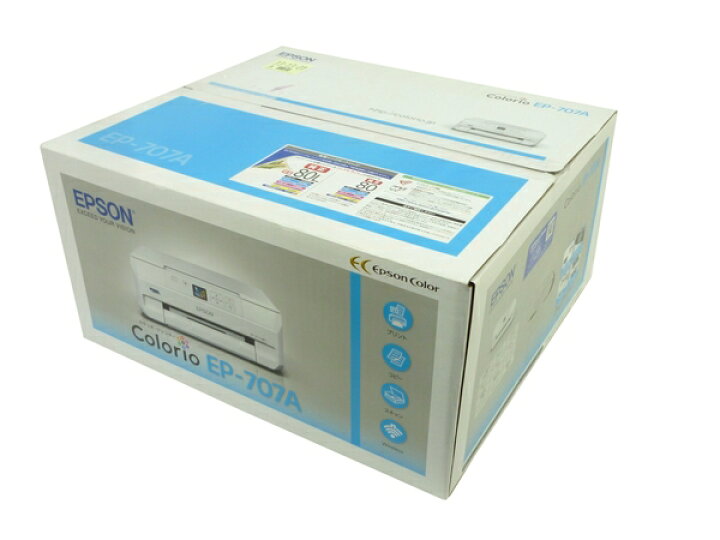 楽天市場】未使用 【中古】 EPSON エプソン EPSON カラリオ EP-707A 