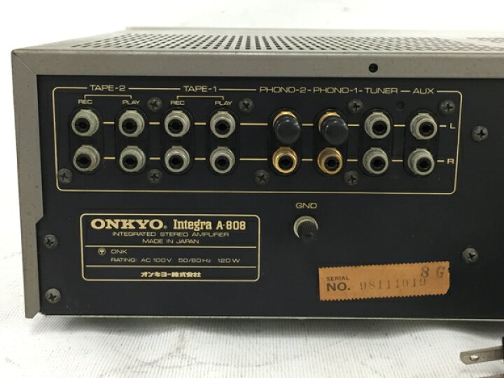 楽天市場】【中古】 ONKYO Integra A-808 スーパーサーボ方式 