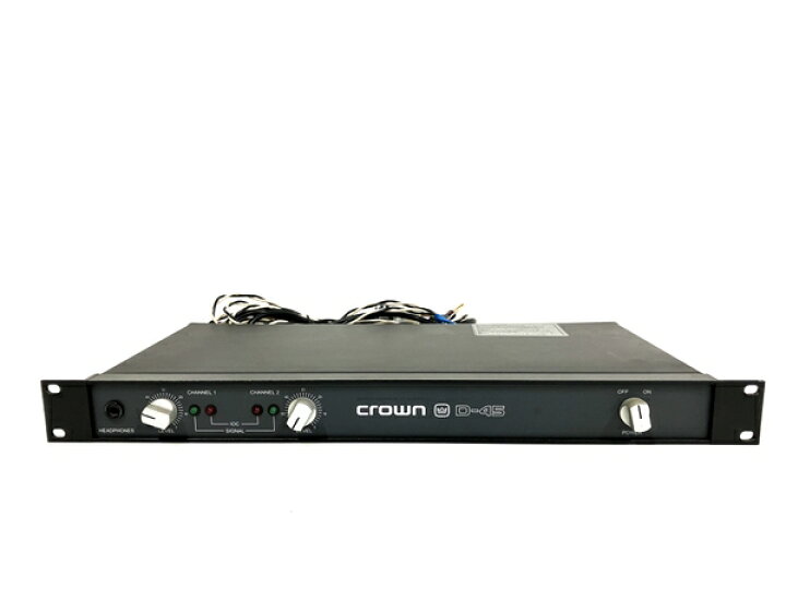 楽天市場】【中古】 crown クラウン D-45 ステレオ パワーアンプ D45 
