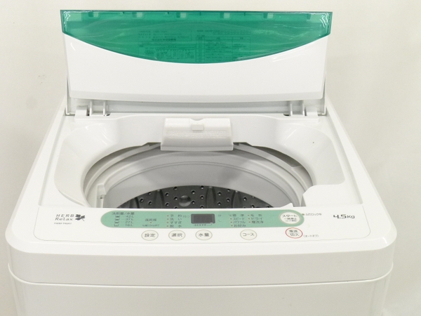 【中古】ヤマダ電気 HerbRelax YWM-T45A1(W) 洗濯機 縦型 4.5kg【大型】 S1808475 |  ReRe（安く買えるドットコム）