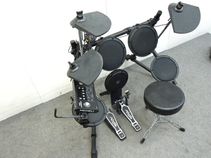 楽天市場】【中古】中古 MEDELI 電子ドラム DD502J アンプ スローン付 