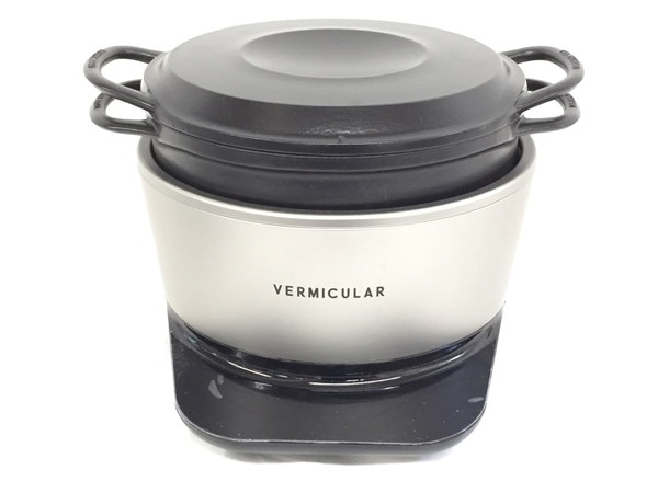 【中古】 良好 バーミキュラ PH23A-SV ライスポット Vermicular 炊飯器 5合 家庭用 鋳物ホーロー鍋用 IH調理器  T3305308 | ReRe（安く買えるドットコム）