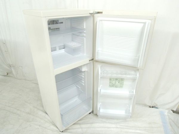 【中古】無印良品 AMJ-14D 冷凍 冷蔵庫 ノンフロン 2ドア 137L 家電 単身 【大型】 Y2322302 |  ReRe（安く買えるドットコム）