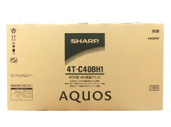 楽天市場】未使用 【中古】 SHARP 4T-C40BH1 40型 シャープ アクオス 