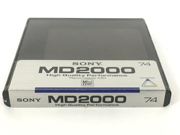楽天市場】未使用 【中古】 SONY MD2000 74分 MDW74Z 1枚 録音用 ミニ 
