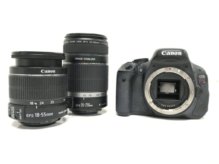 楽天市場】【中古】 Canon EOS Kiss X5 ボディ 18-55mm 55-250mm 