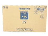 未使用【中古】PanasonicパナソニックTH-40JX750VIERAビエラ4K液晶テレビ4Kダブルチューナー搭載未使用未開封K6111163