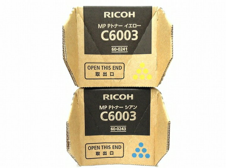 楽天市場】未使用 【中古】 RICOH MP Pトナー カートリッジ C6003 4色  