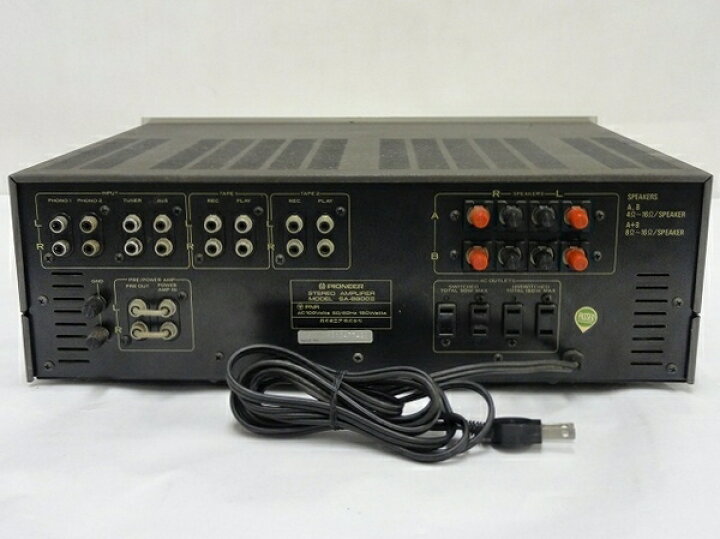 楽天市場】【中古】 Pioneer SA-8800 II ステレオ プリメイン アンプ 