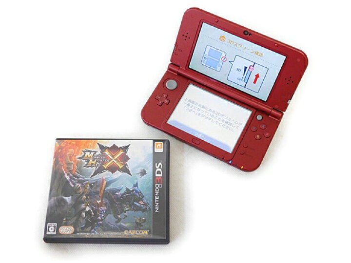 楽天市場 中古 良好 Nintendo New 3ds Ll Red 001 モンスターハンター クロス 合計2個セット N Rere 安く買えるドットコム