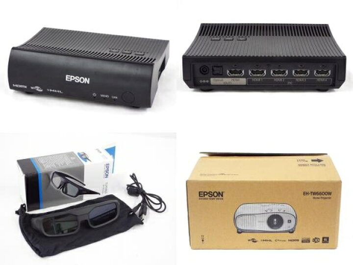 楽天市場】美品 【中古】 EPSON EH-TW6600W 2500ルーメン フルHD 対応 