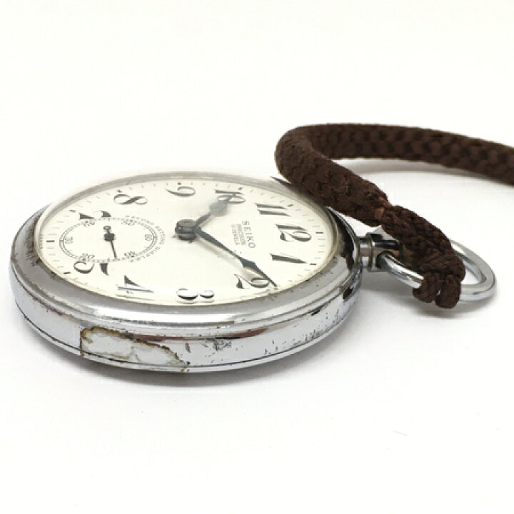 楽天市場】【中古】 SEIKO セイコー PRECISION 15JEWELS 懐中時計 手 