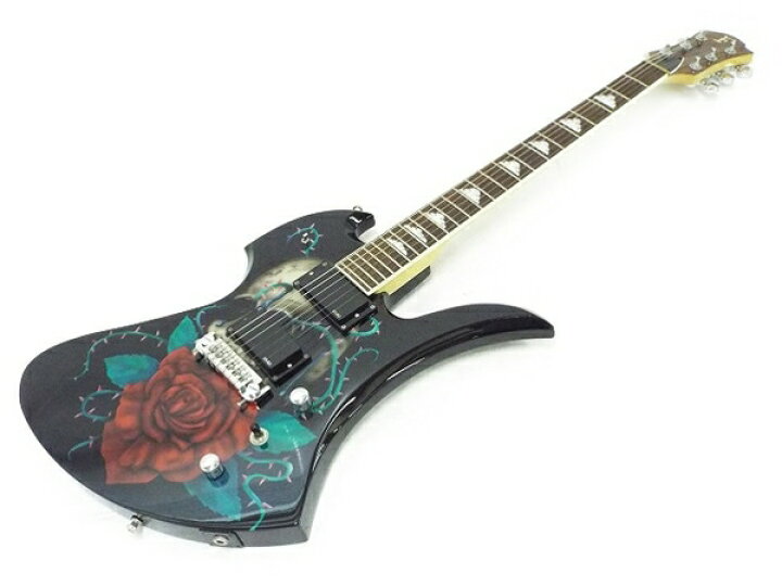 楽天市場】【中古】 Fernandes MG-160R Rose&Skull Graphic Hide 