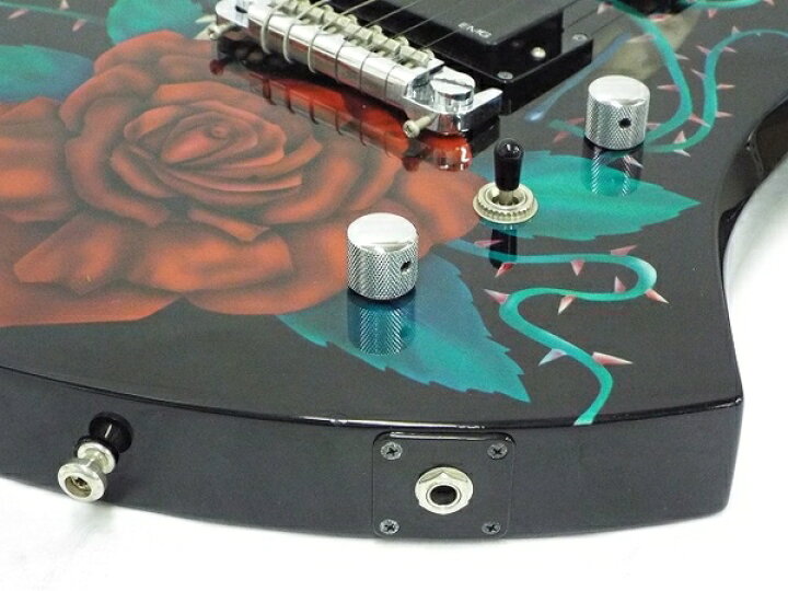 楽天市場】【中古】 Fernandes MG-160R Rose&Skull Graphic Hide 