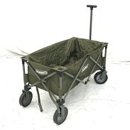 【中古】Coleman2000033445キャリアカートアウトドアワゴンオリーブキャンプ用品コールマンN6578850