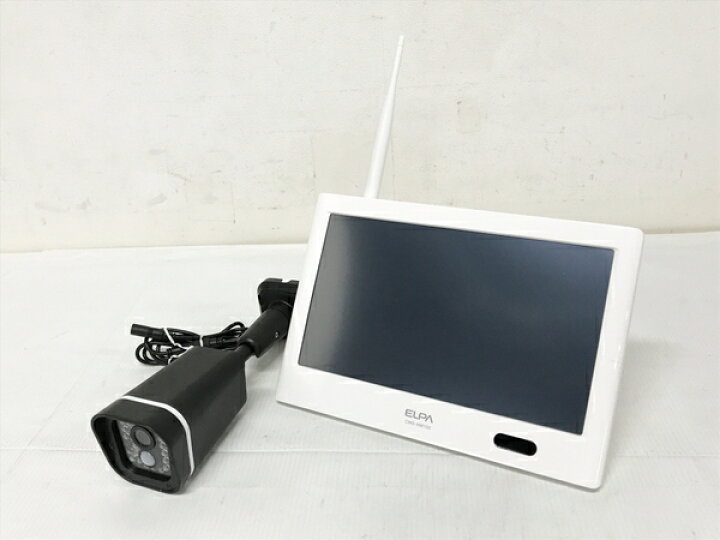 楽天市場】【中古】 ELPA CMS-H1001 ワイヤレスカメラ モニター セット 