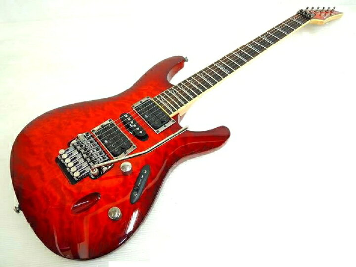楽天市場】【中古】 Ibanez S570DXQM エレキギター HSH レッド 