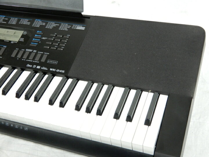 楽天市場】【中古】 CASIO カシオ WK-245 76標準鍵 キーボード シンセ 