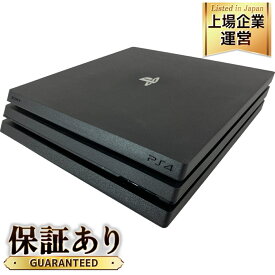 【中古】 【動作保証】 SONY CUH-7100B PlayStation 4 Pro ジェット ブラック 1TB ソニー 家庭用 ゲーム機 中古 N8893657
